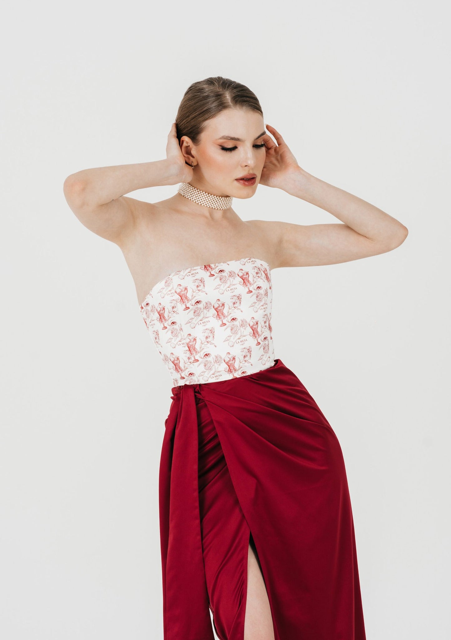 Porcelain Cherry Corset