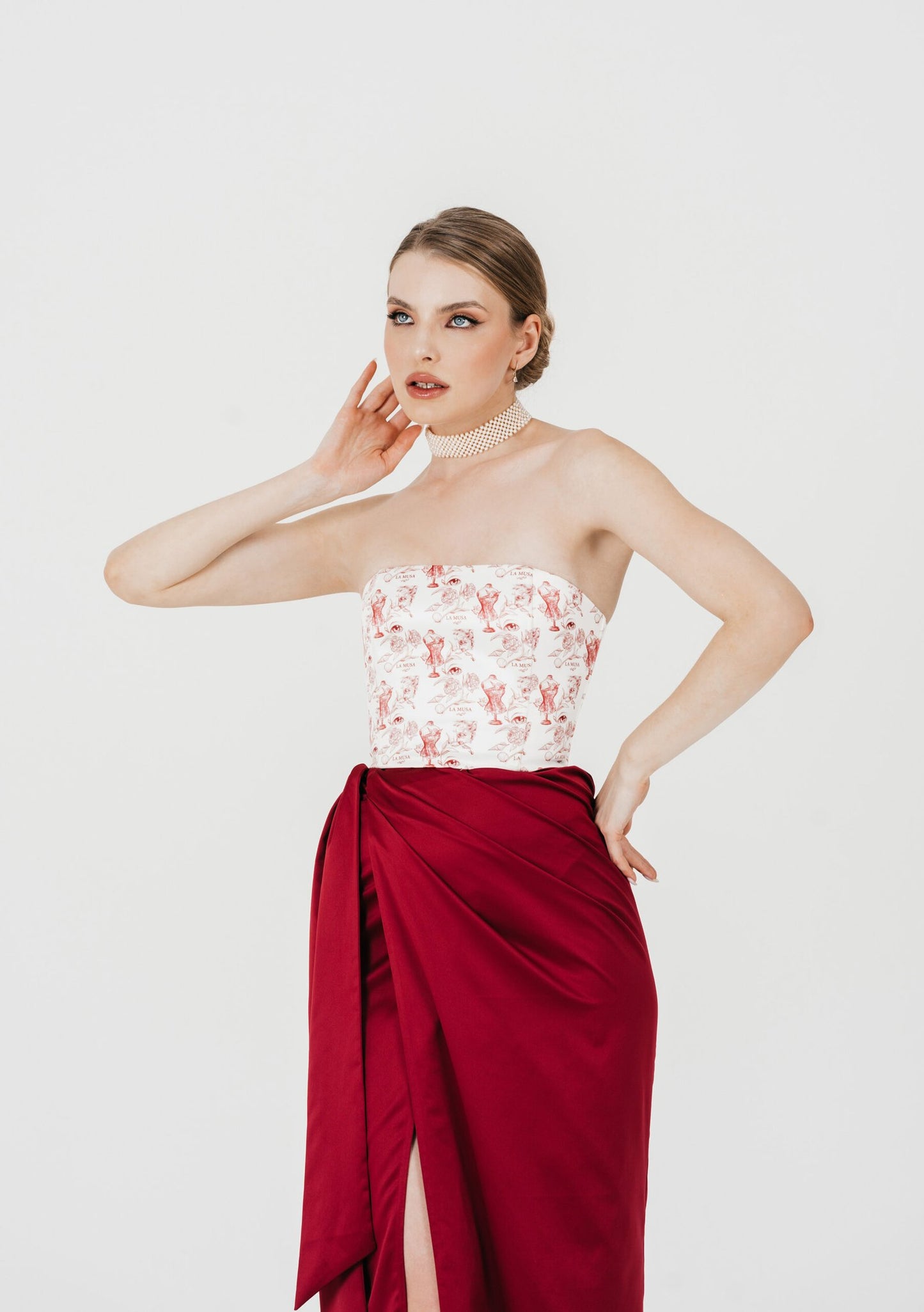 Porcelain Cherry Corset