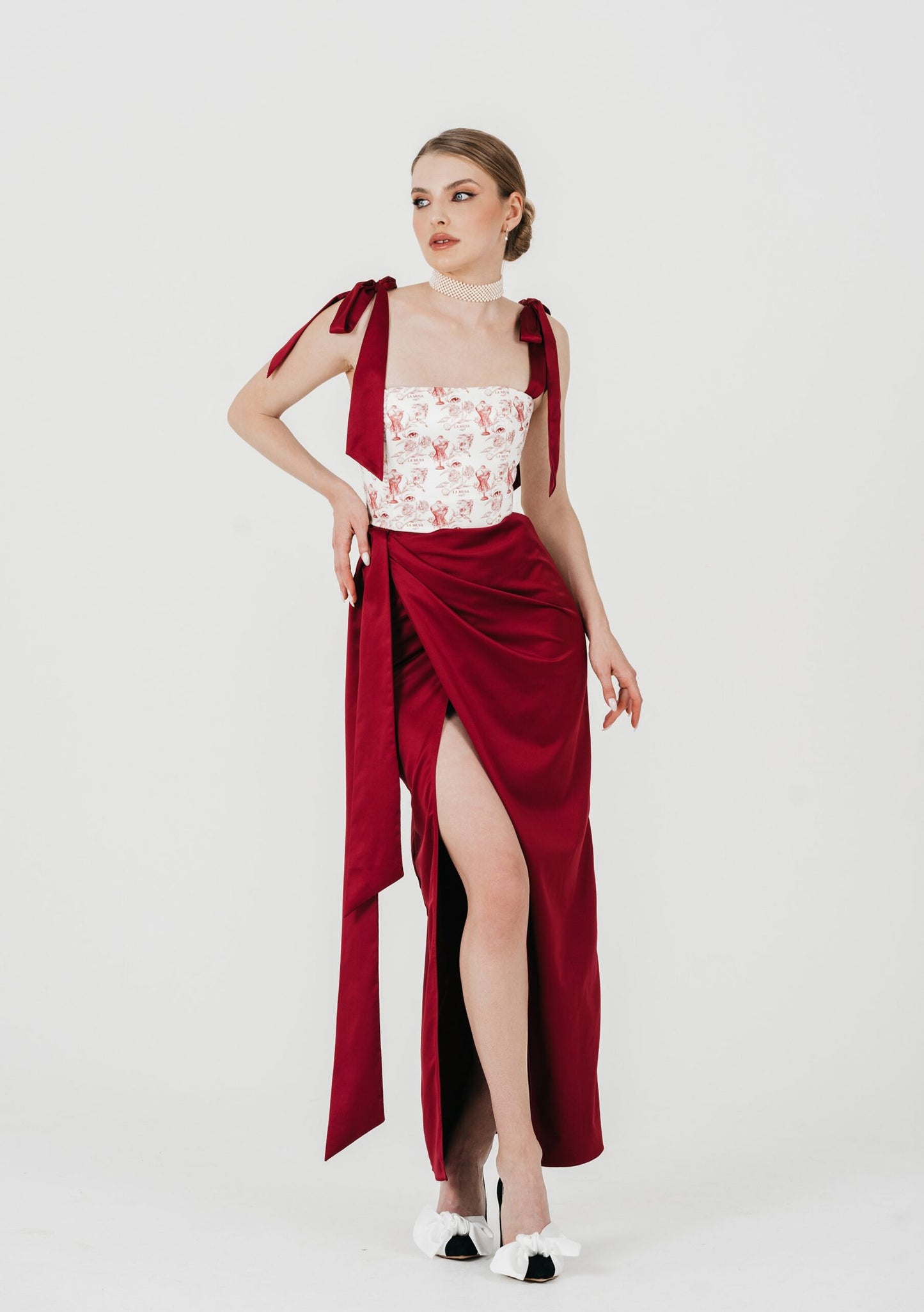 Porcelain Cherry Corset