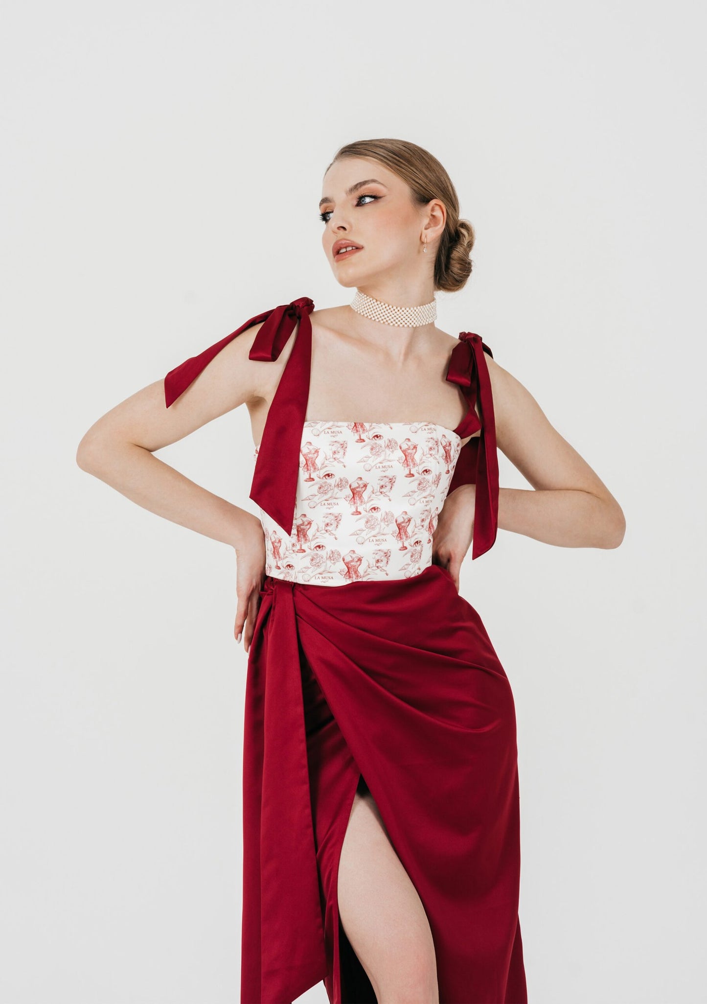 Porcelain Cherry Corset