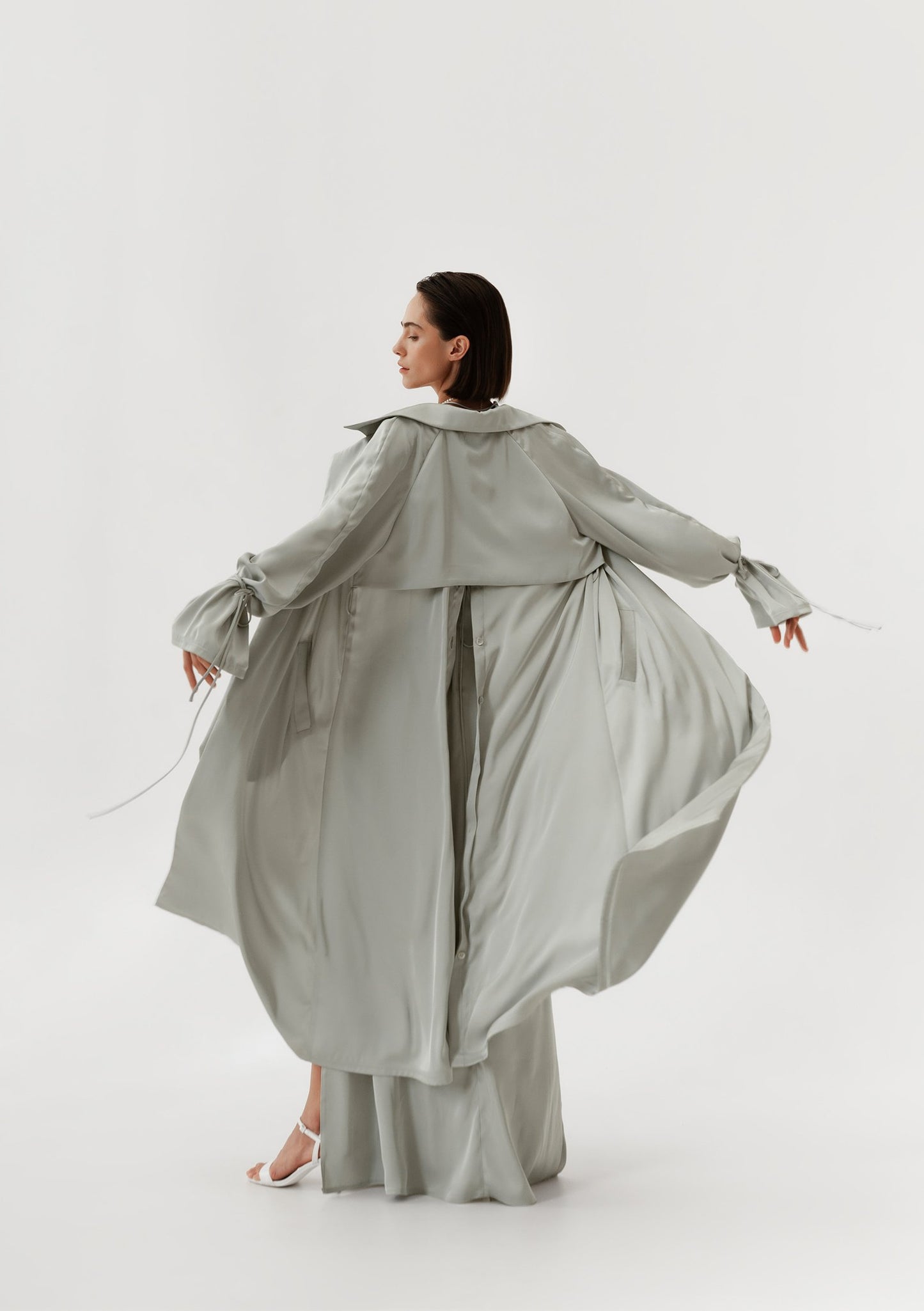Mint Satin Jacket