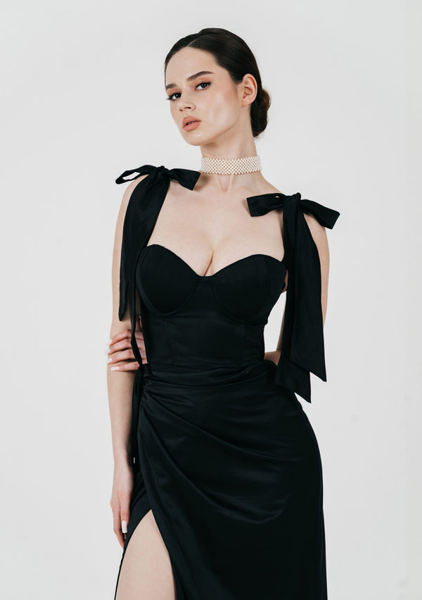 Black Seashell Corset