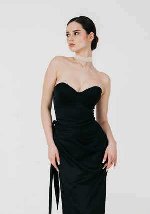 Black Seashell Corset