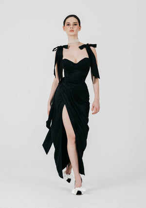 Black Seashell Corset