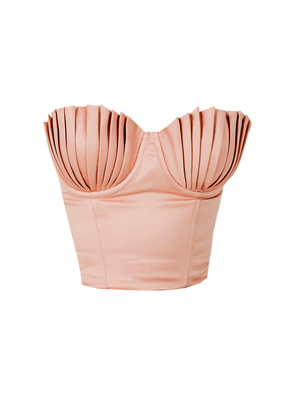 Peach Mermaid corset