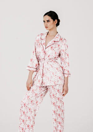 Red Porcelain Loungewear Set