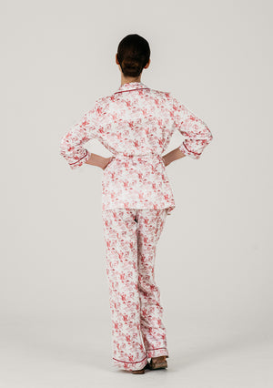 Red Porcelain Loungewear Set