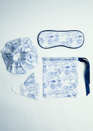 Blue Porcelain Brand Set