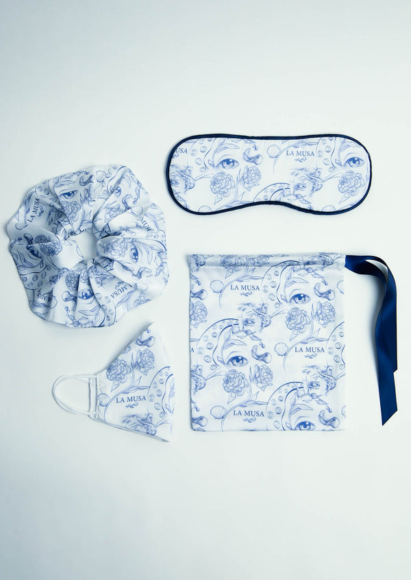 Blue Porcelain Brand Set