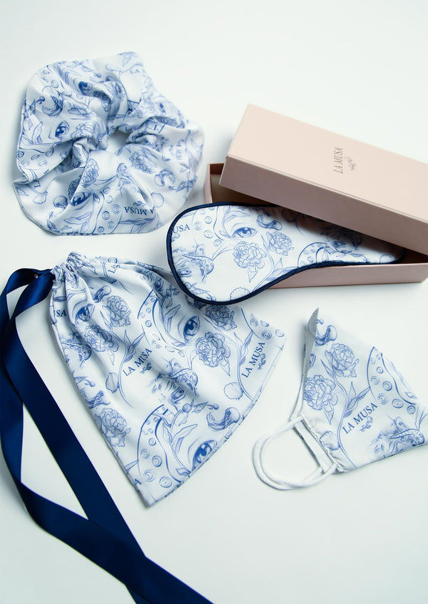 Blue Porcelain Brand Set