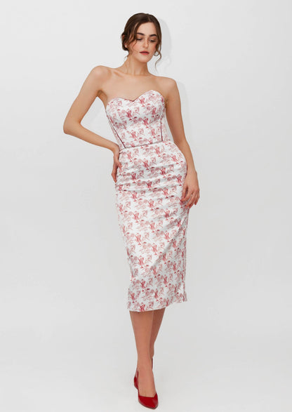 Red Porcelain Skirt